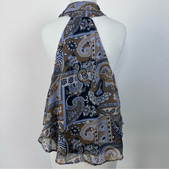 NWOT Free People‎ Strawberry Print Halter Tank In Dark Combo Sz Small - Picture 6 of 13